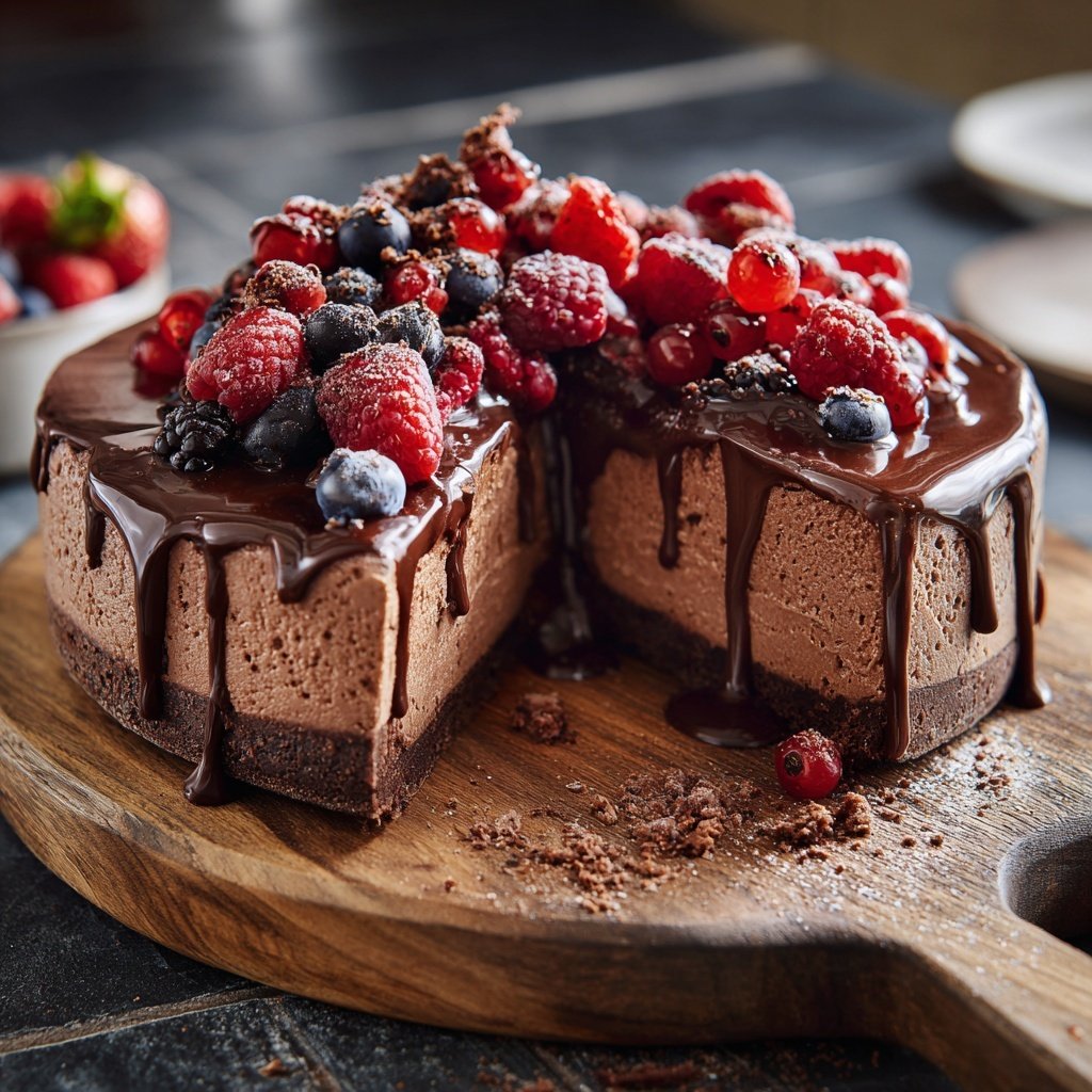 Zartes Vanille-Dessert mit Schokolade