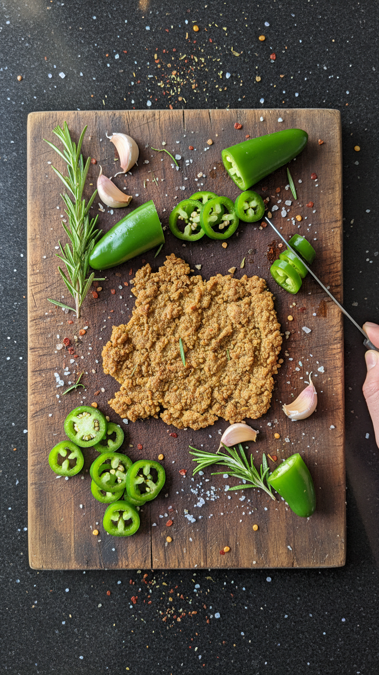 Rosmarin Knoblauch Jalapeños