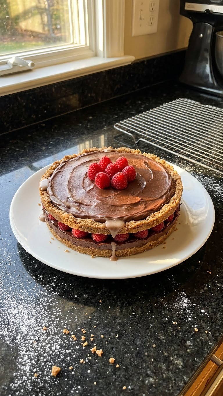 Dekadente Himbeer Schoko Tarte