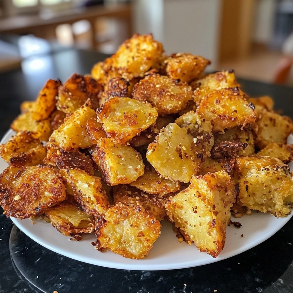 Knoblauch-Rosenkohl-Kartoffeln