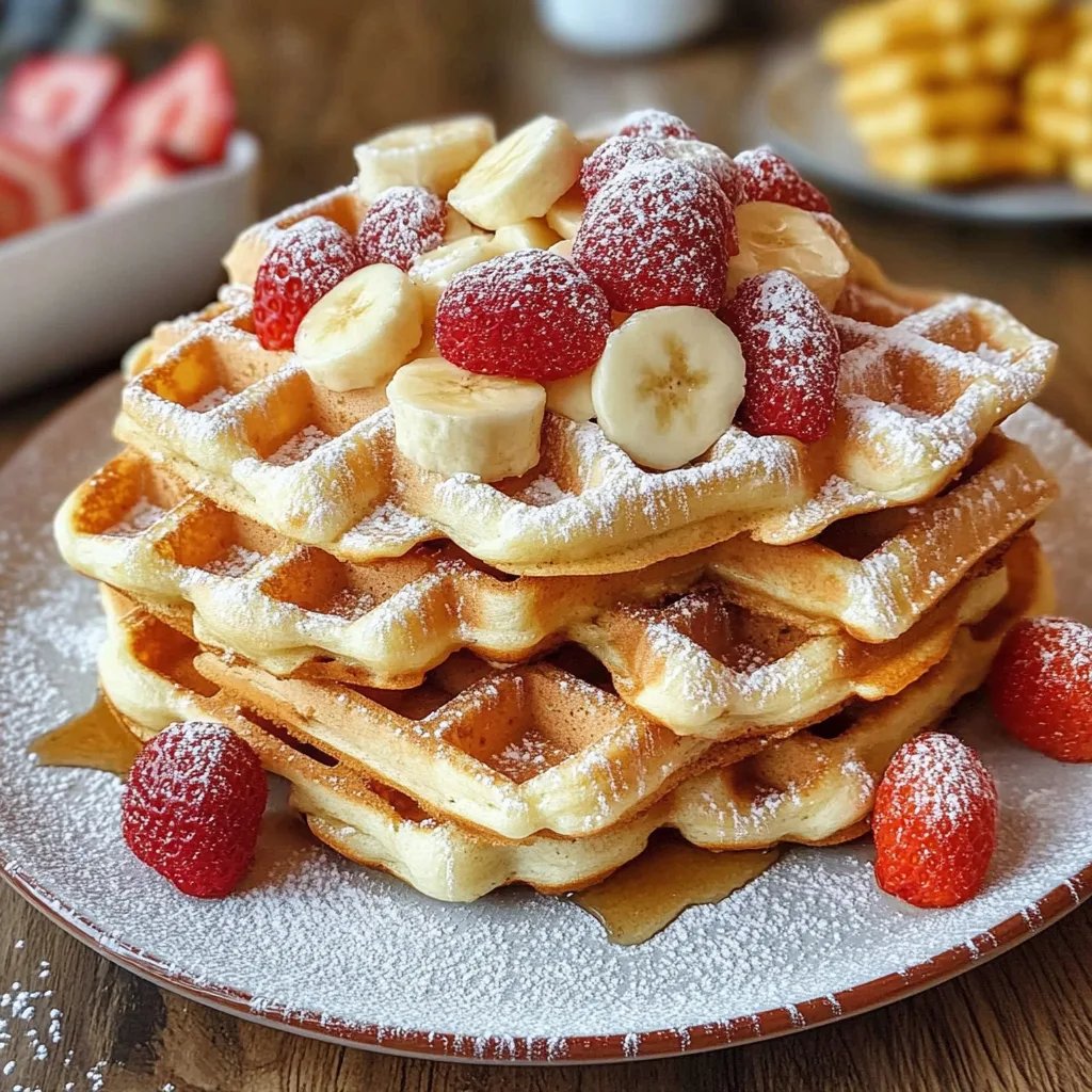 Frische Waffelteig Haffig für alle Formen