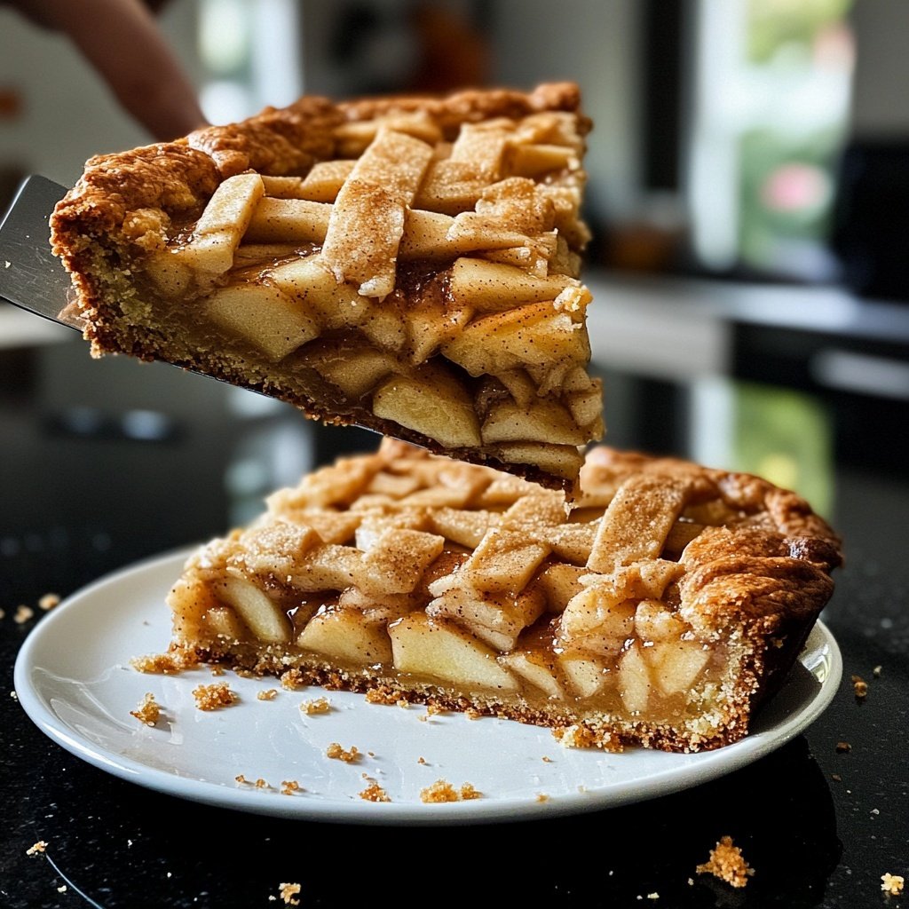 Saisonal-Festlicher Bratapfelkuchen mit Marzipan