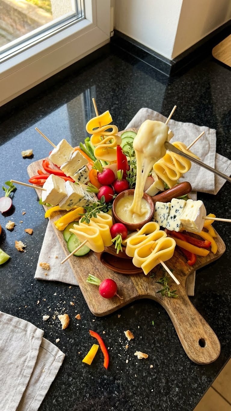 Eleganter Käse Gemüse Strauß