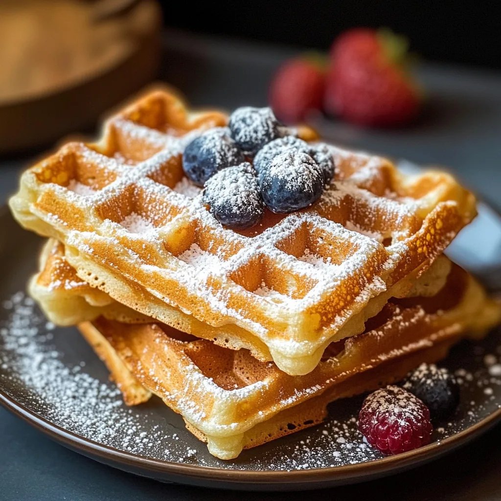 Omas fluffige Waffeln einfach und lecker