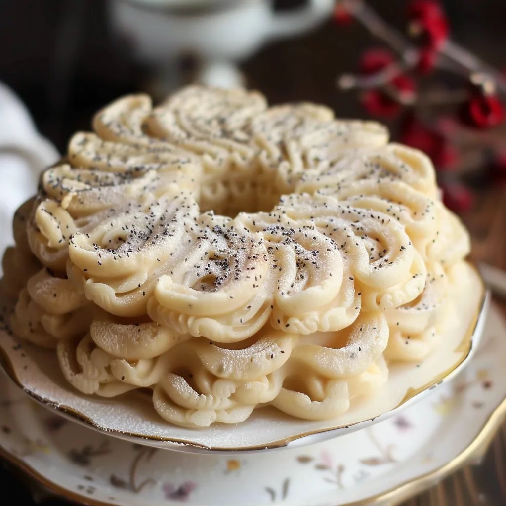 Mohn Marzipan Kringel