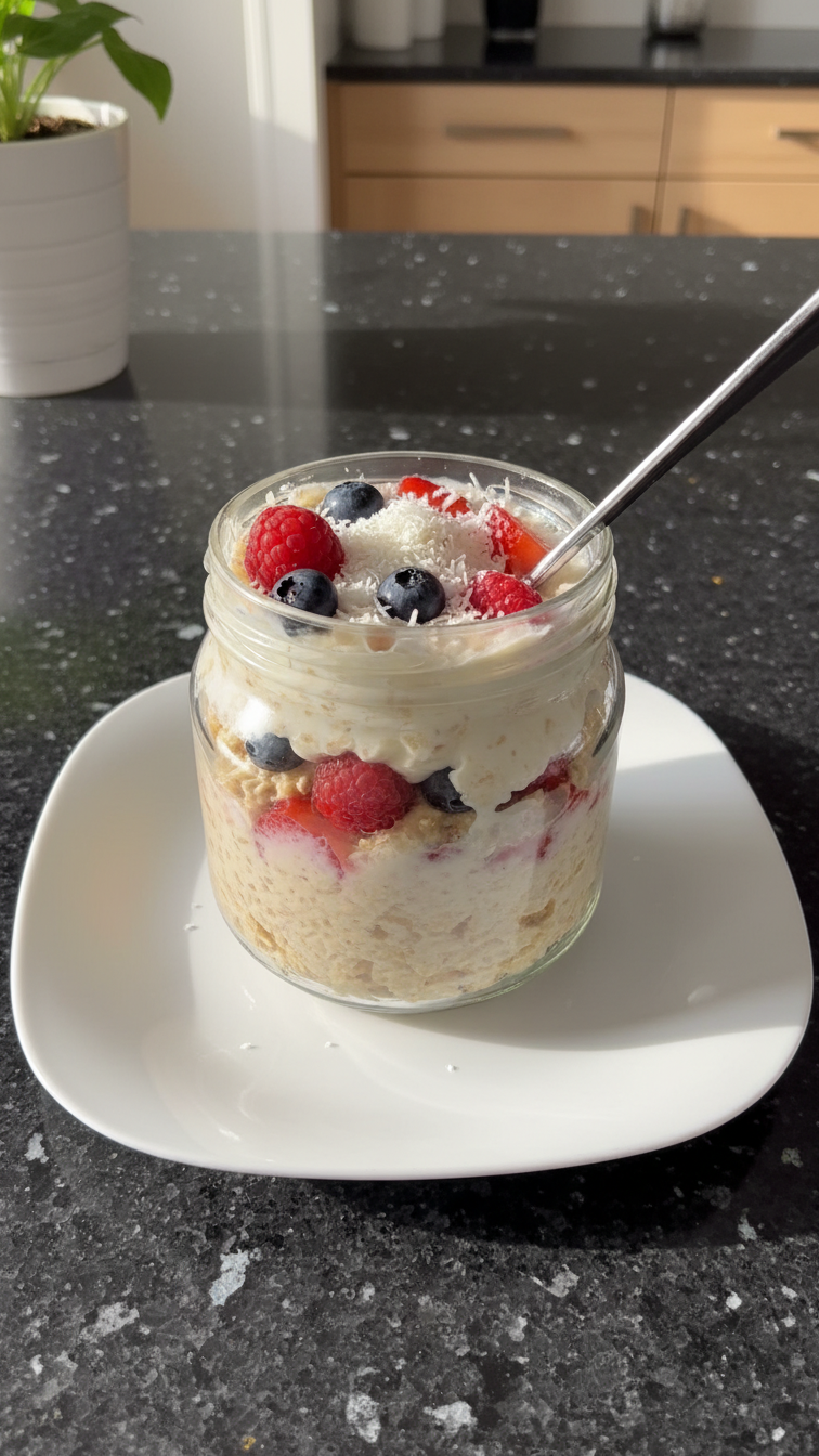 Kokoscreme Torten Overnight Oats