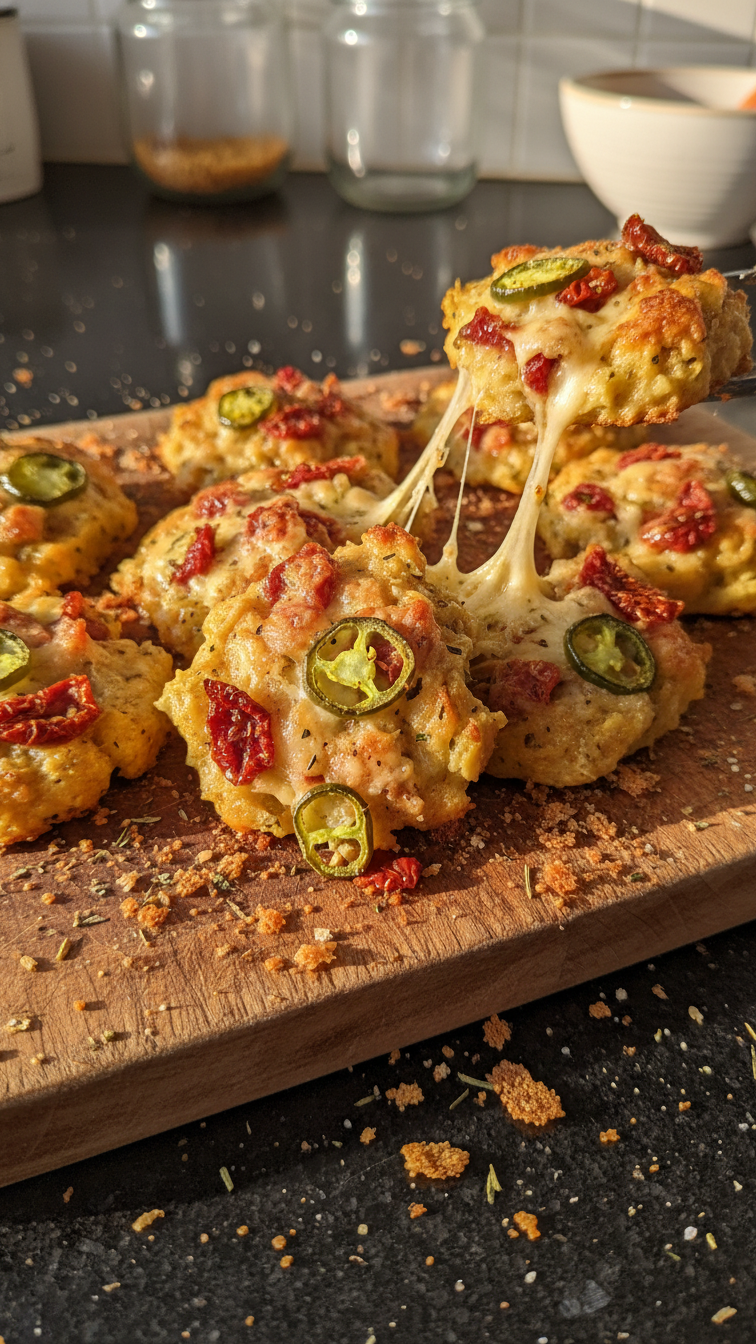 Getrocknete Tomaten Jalapeño Häppchen