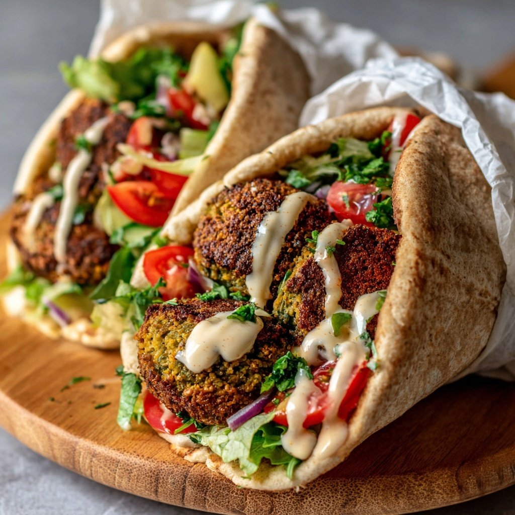 Mediterrane Falafel Wraps