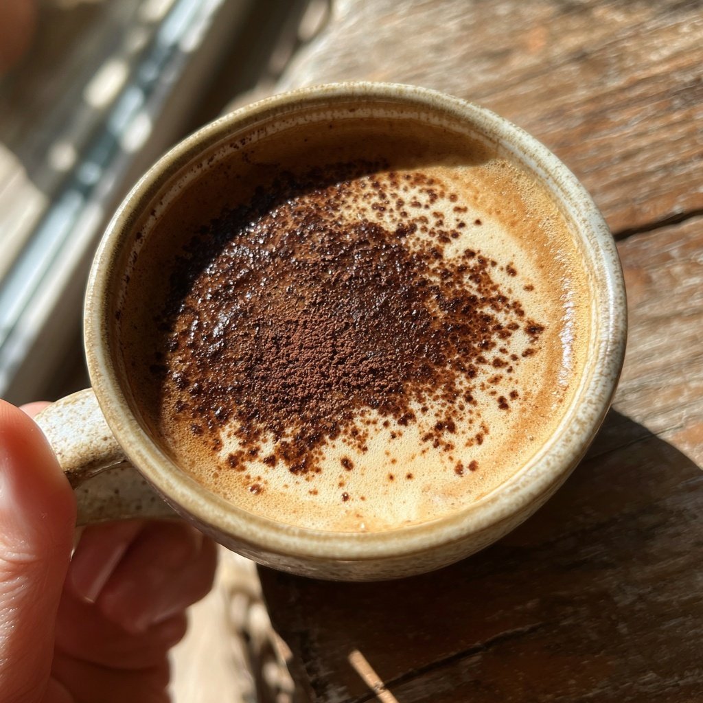 Rezept für eine Mocha-Latte