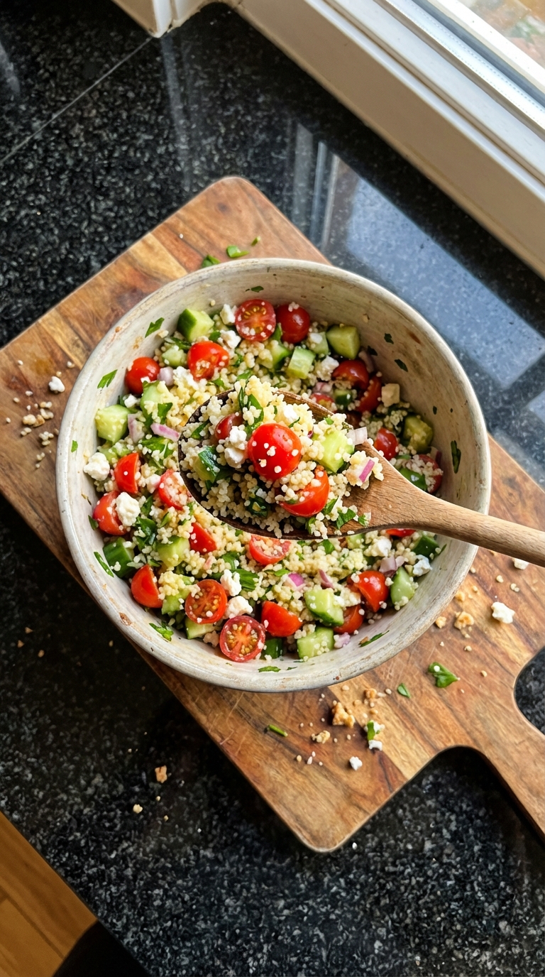Mediterraner Couscous Salat