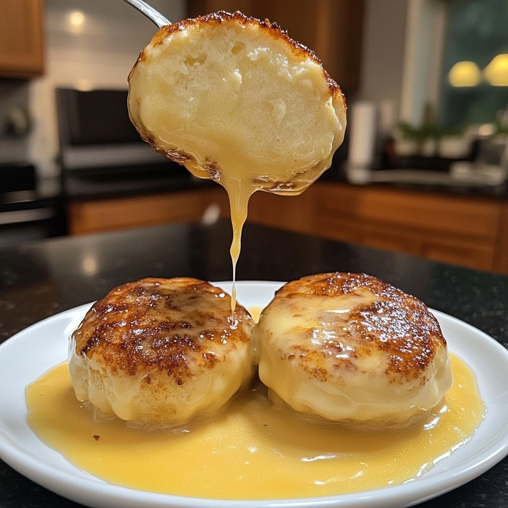Kartoffelknödel mit Buttersoße