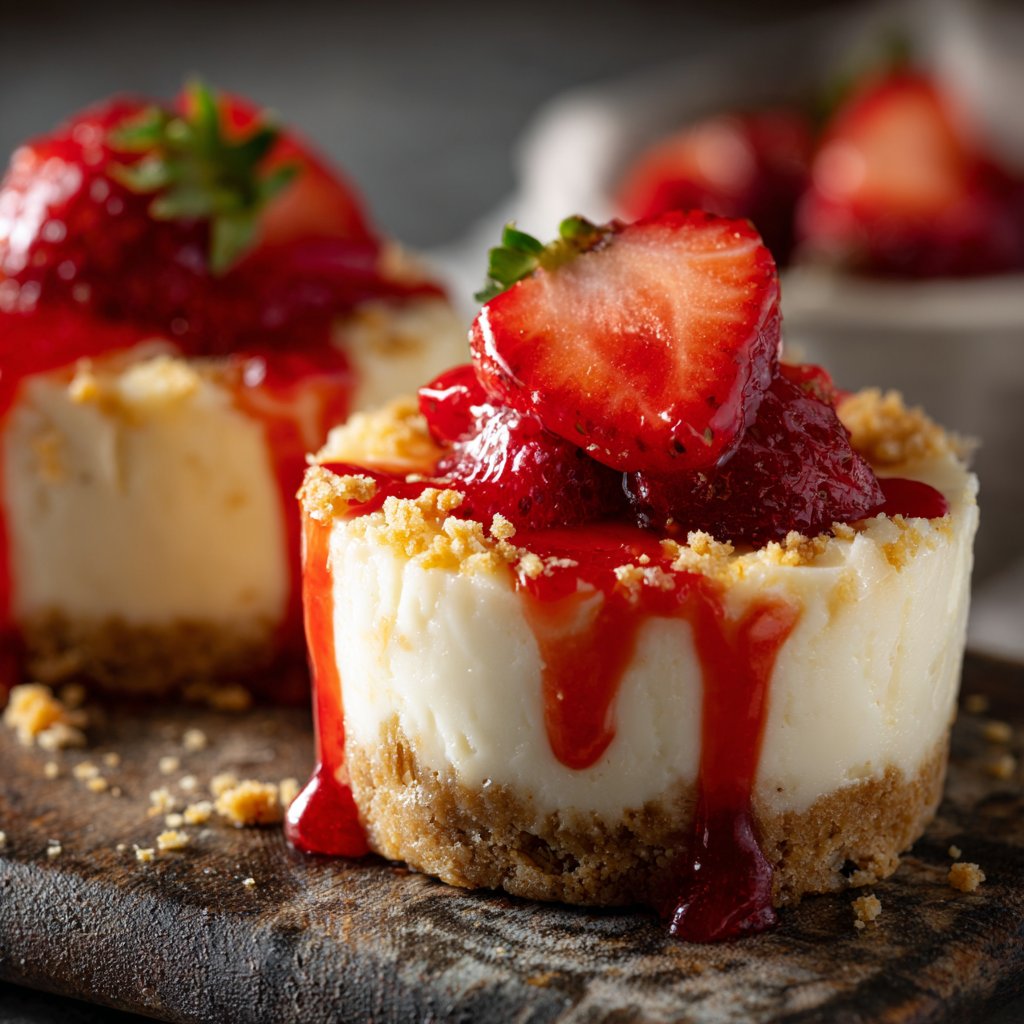 No-Bake Strawberry Cheesecake Cups