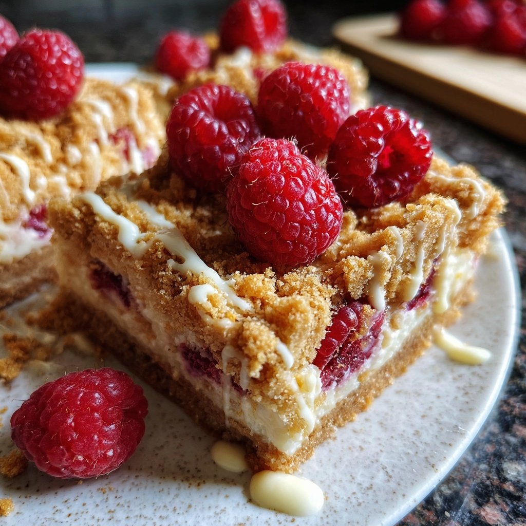 Spekulatius Dessert mit Himbeeren