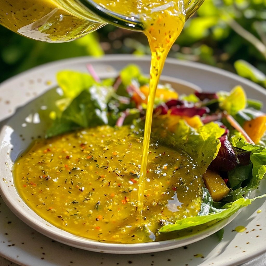 Meyer Zitronen Honig Thymian Vinaigrette