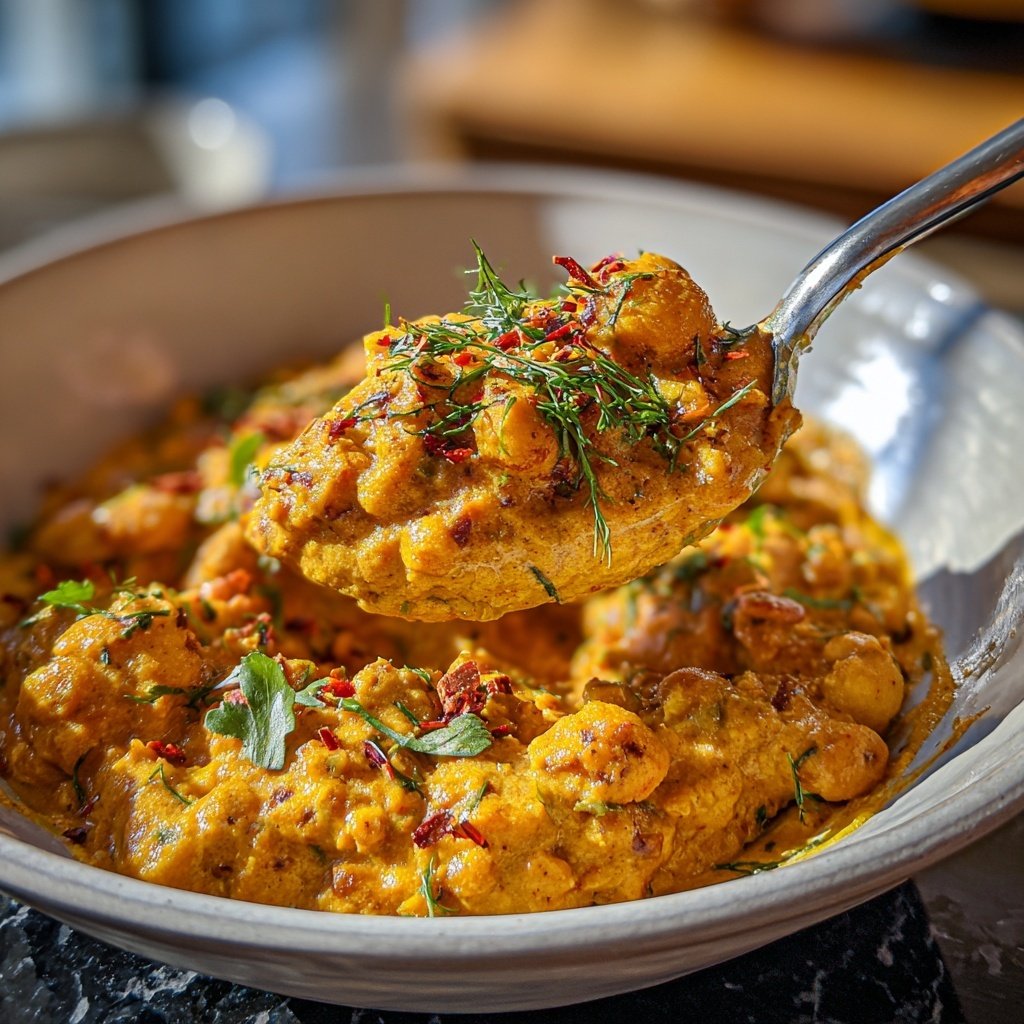 Schnelle Linsen Kokosnuss Curry Reis