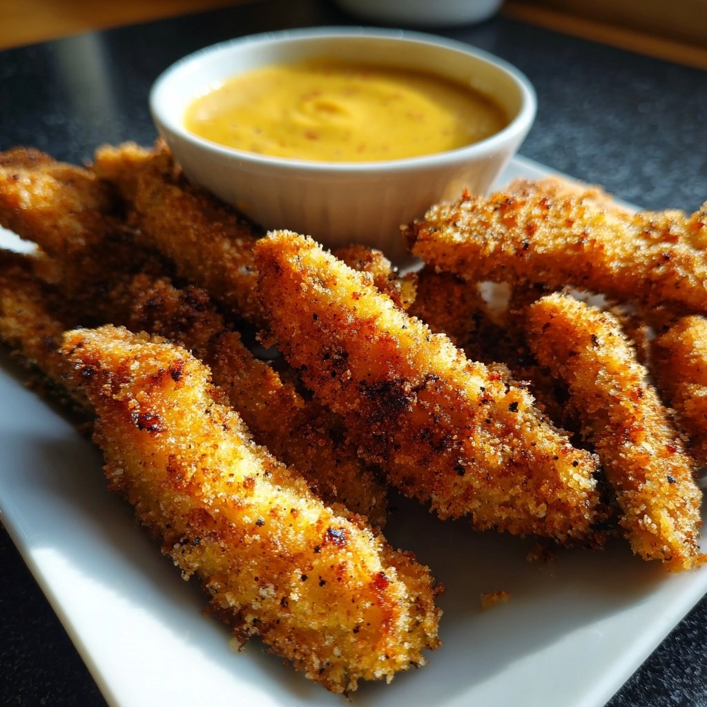 Luftfritteuse frittierte Gurken