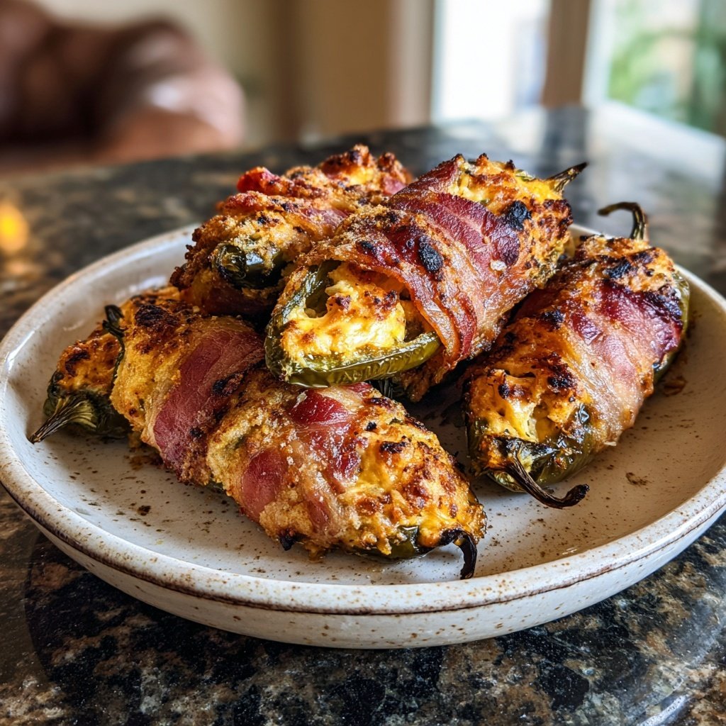 Speck umwickelt Jalapeño Popper