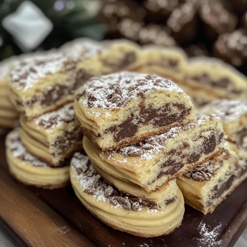 Baumstamm-Plätzchen