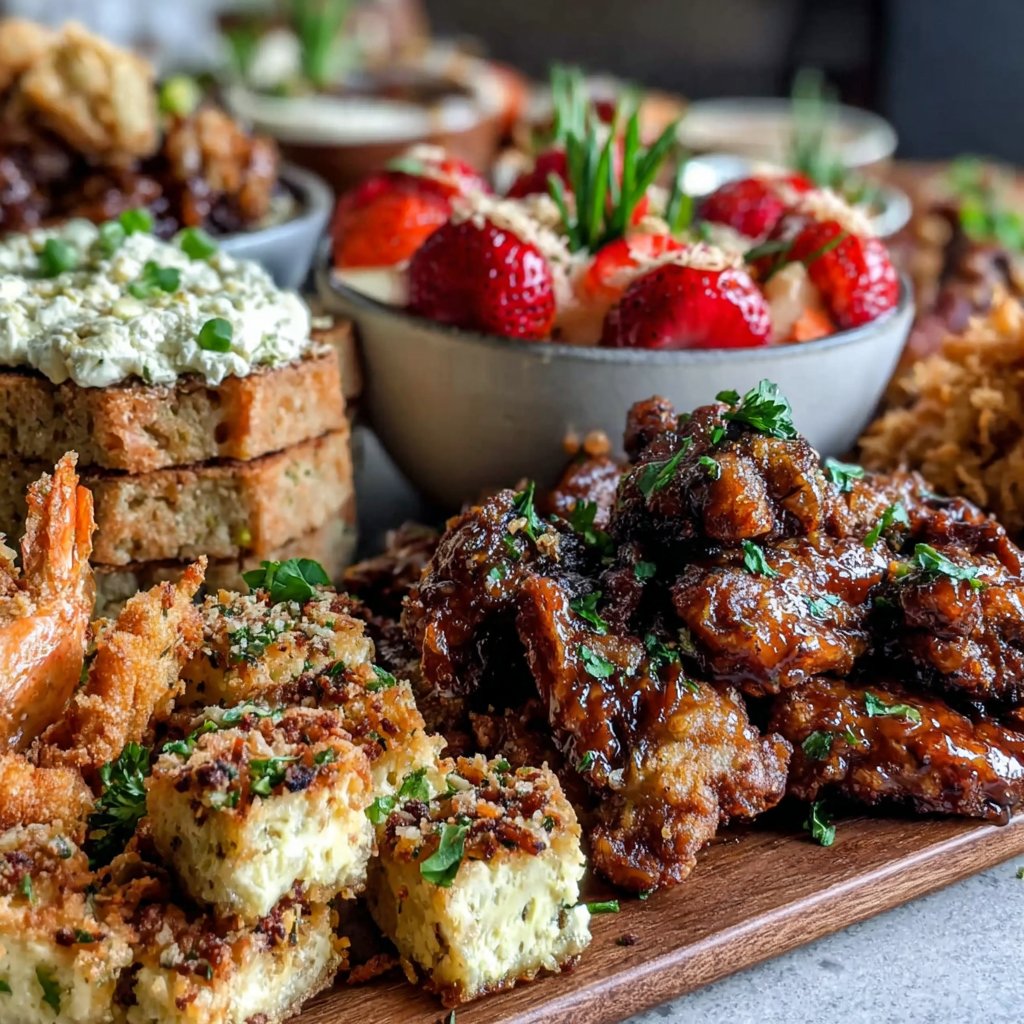 Leckeres Buffet für den Abschluss