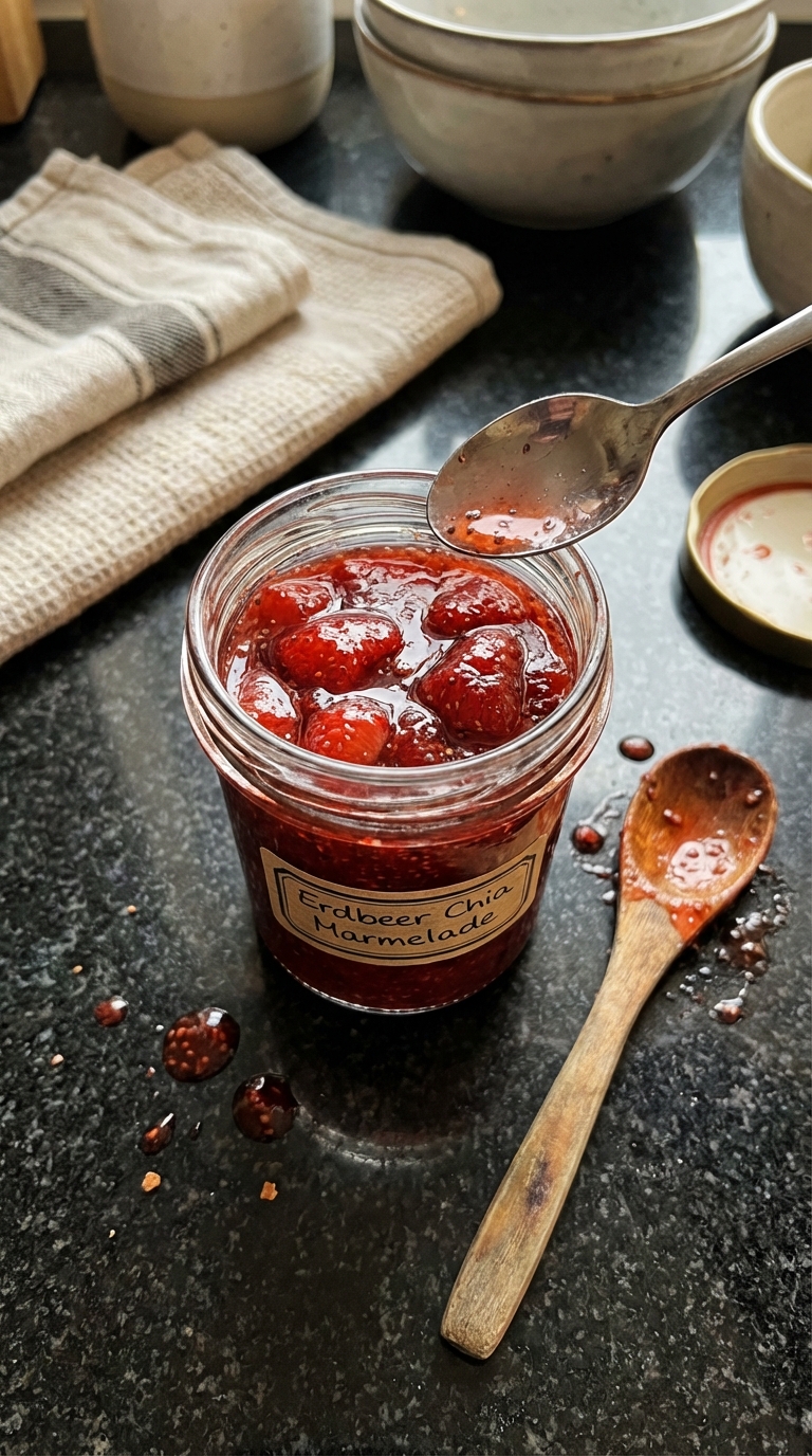 Erdbeer Chia Samen Marmelade​