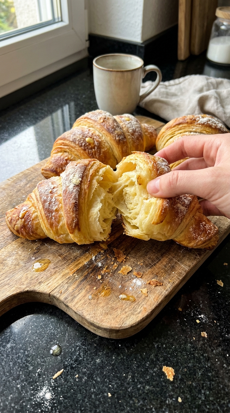 Leichte Blättrige Croissants​